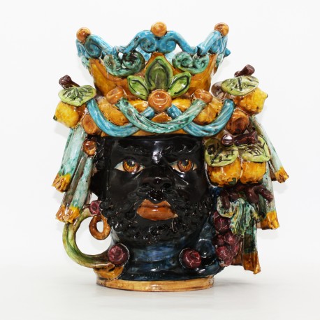 Testa di moro uomo - Brancaleone - Caltagirone