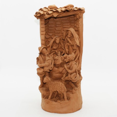 Presepe in terracotta di Francesco Scarlatella